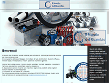 Tablet Screenshot of ilmondodelricambio.com